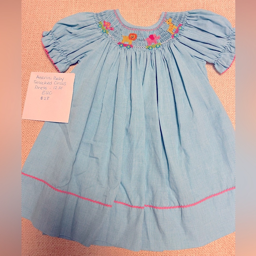Smocked Dress 12m